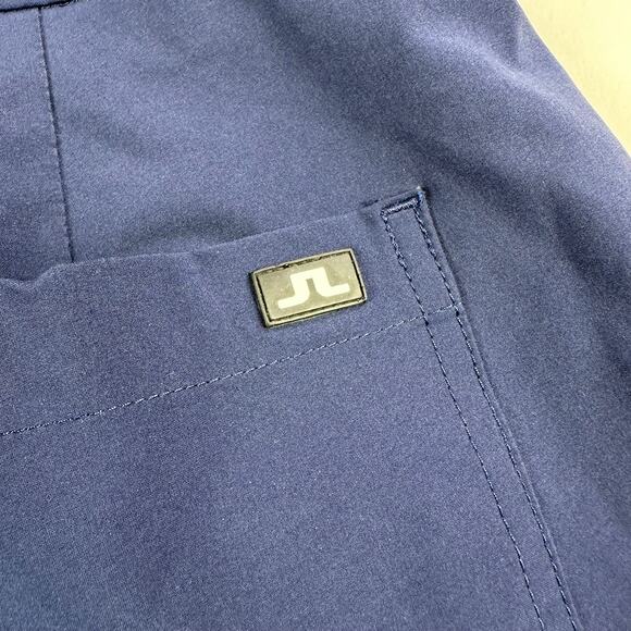 J Lindeberg Shorts Mens 33 Blue True Regular Micro Stretch Golf Performance Tech - Picture 7 of 13